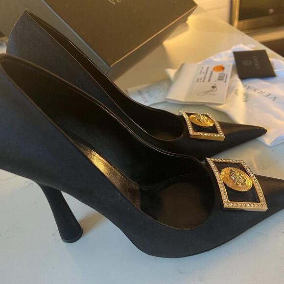 Black versace high heels versace - Picture 3 of 7